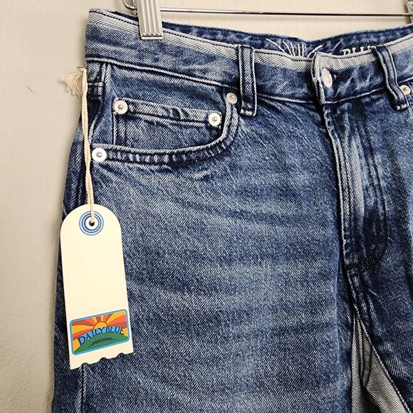 NEW Daily Blue by Adriano Goldschmeid Virgo Wide Leg Jeans Two Toned Size 26 - Picture 8 of 16